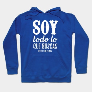 Soy todo lo que buscas pero sin plata Hoodie